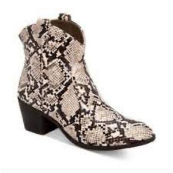 Style & Co. Shoes - New!  New! Style & Co MyKenna Western Snake Ankle Booties